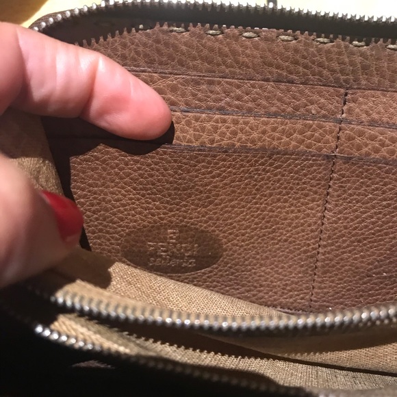 Fendi Selleria Leather Zip Around Wallet - Picture 5 of 8